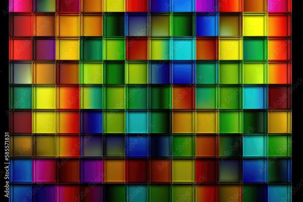 Rainbow Striped Squares Rainbow Striped Squares