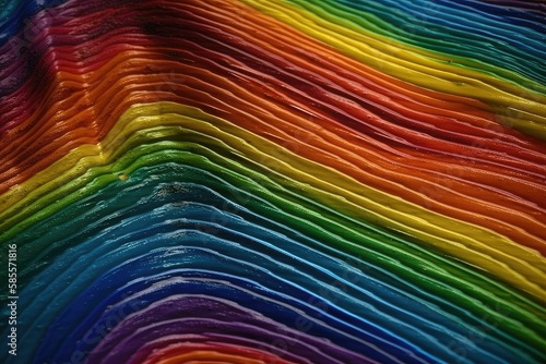 Rainbow Striped Texture