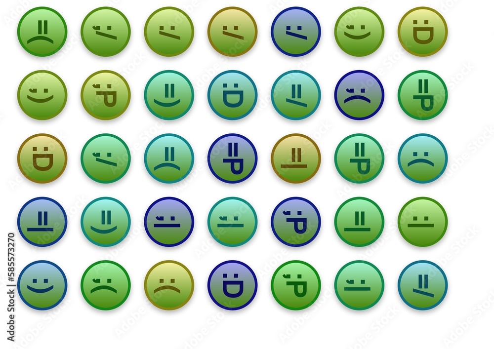 set of emojis set of emojis