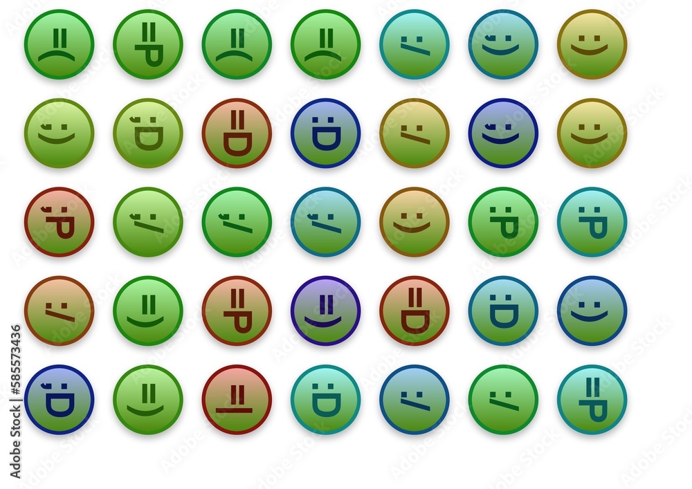 set of emojis set of emojis