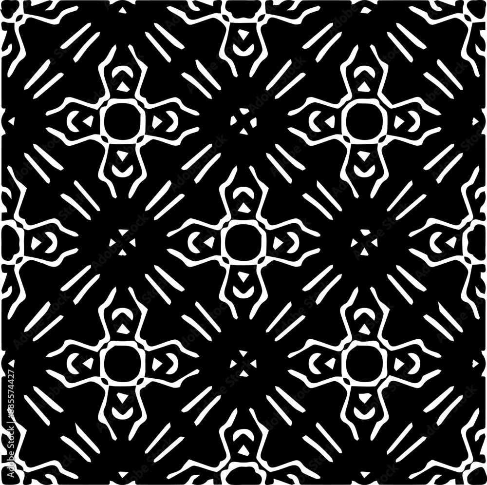 Grunge background with abstract shapes. Black and white texture. Seamless monochrome repeating pattern for decor, fabric, cloth. Grunge background with abstract shapes. Black and white texture. Seamless monochrome repeating pattern for decor, fabric, cloth.