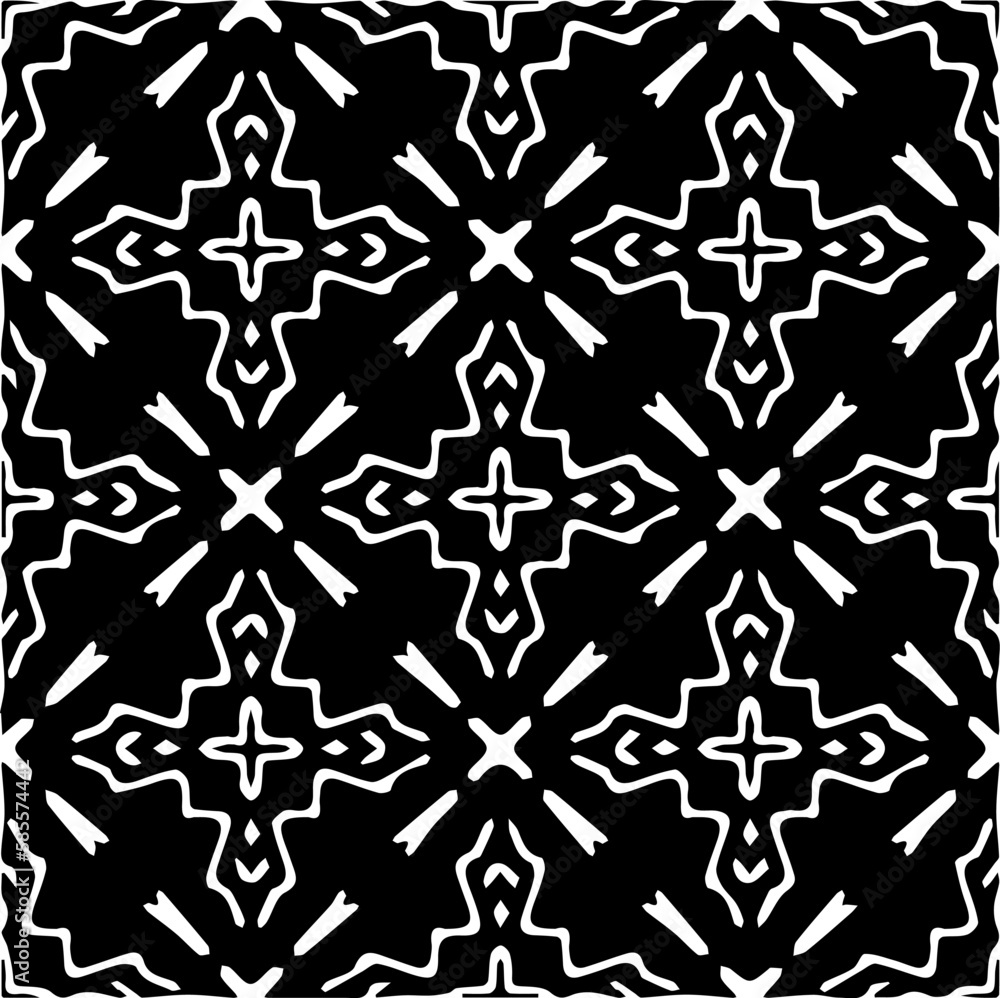 Grunge background with abstract shapes. Black and white texture. Seamless monochrome repeating pattern for decor, fabric, cloth. Grunge background with abstract shapes. Black and white texture. Seamless monochrome repeating pattern for decor, fabric, cloth.