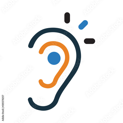 ear, hear, audiology, ear audiology icon