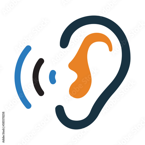 ear, hear, audiology, ear audiology icon
