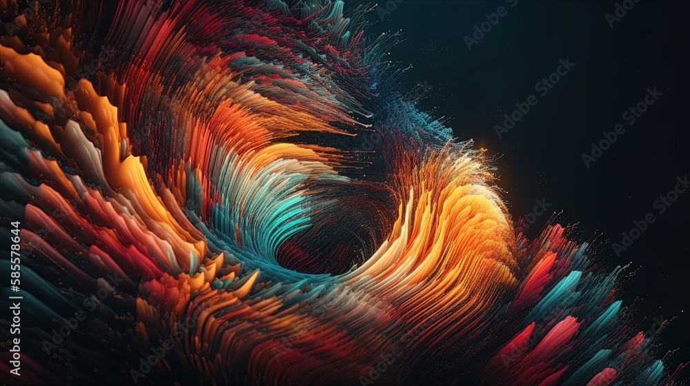 Energetic 3D abstract background featuring vibrant colors, dynamic shapes, and a pulsating rhythm. A lively and captivating visual experience for any creative project. Energetic 3D abstract background featuring vibrant colors, dynamic shapes, and a pulsating rhythm. A lively and captivating visual experience for any creative project.