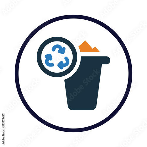 garbage, recycle, garbage bin, bin garbage bin icon