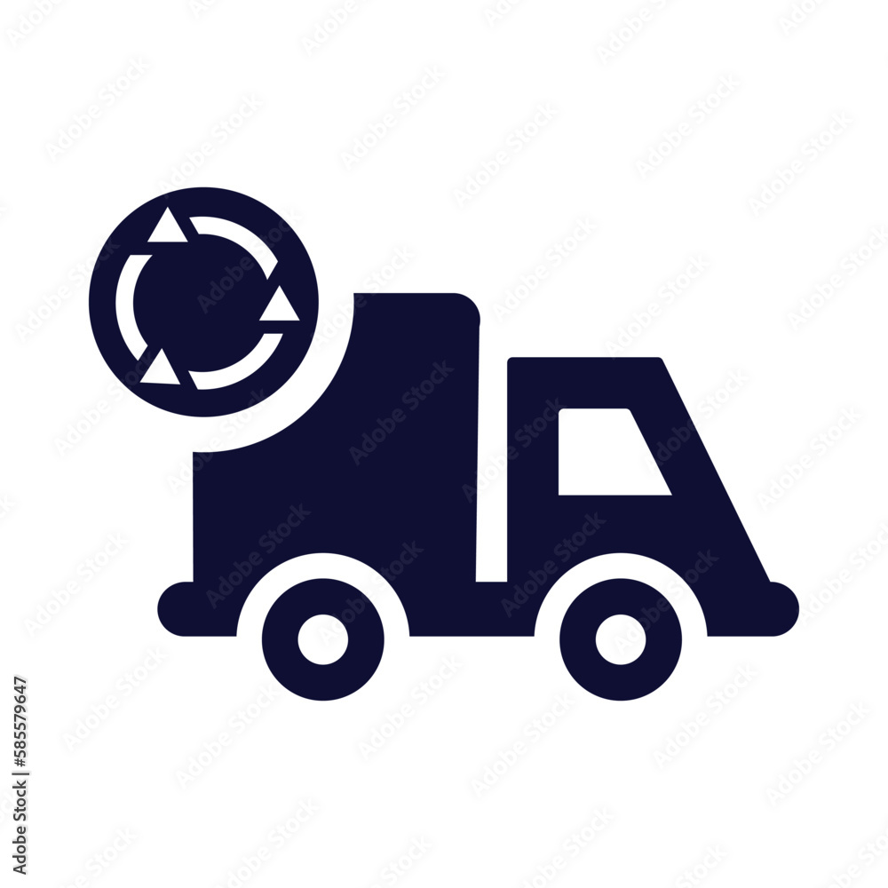 car, garbage, recycle, garbage car icon car, garbage, recycle, garbage car icon