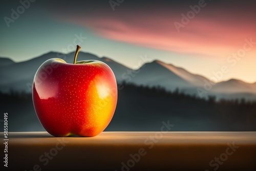 apple in the mountains