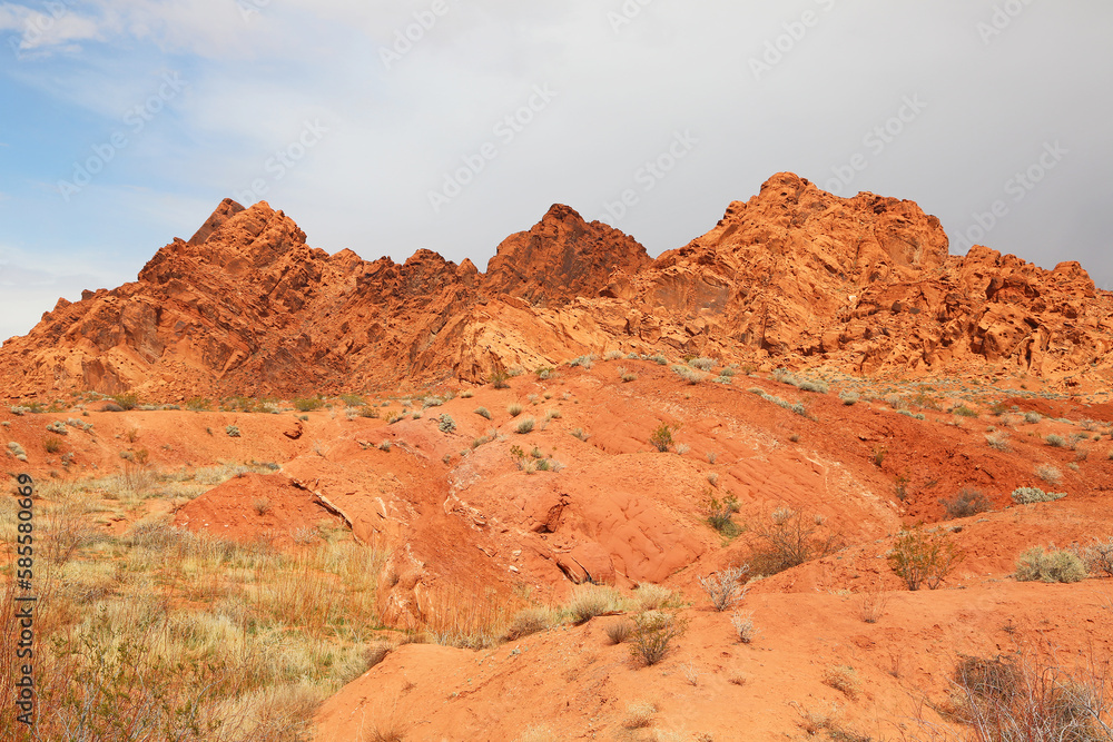 Red rock in Valley of Fire State Park, Nevada