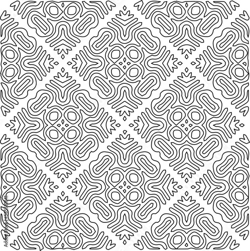 Wallpaper Mural Striped geometric patterns. Digital design.Black and white pattern for web page, textures, card, poster, fabric, textile. Torontodigital.ca