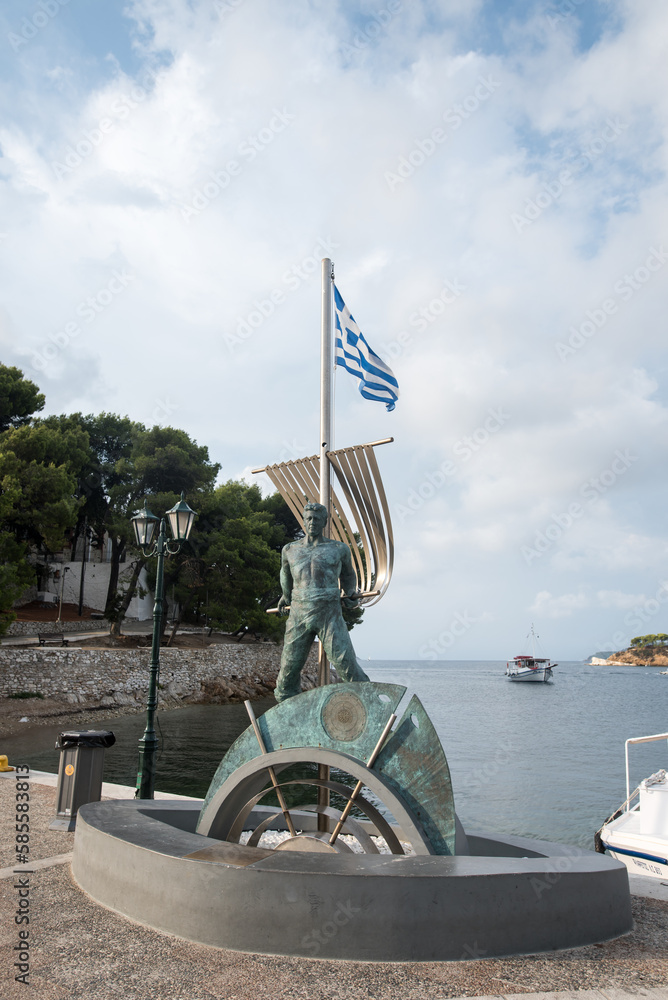 Griechische flagge geschwenkt Stock Photos, Royalty Free Griechische flagge  geschwenkt Images