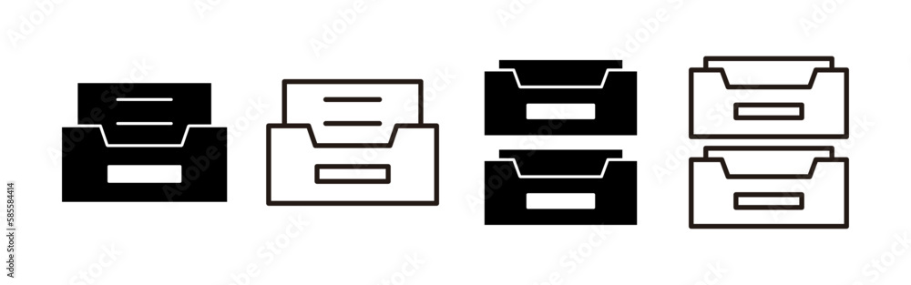Archive folders icon vector for web and mobile app. Document vector icon. Archive storage icon. Archive folders icon vector for web and mobile app. Document vector icon. Archive storage icon.