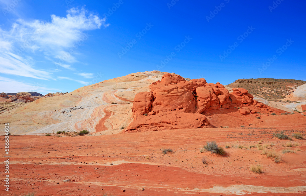 White red hill - Valley of Fire State Park, Nevada