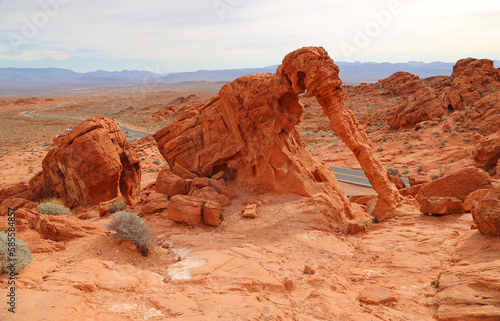 View at Elephant Rock - Valley of Fire State Park, Nevada