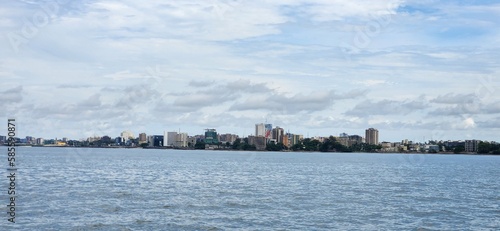 Beatiful and rare skyline of Libreville