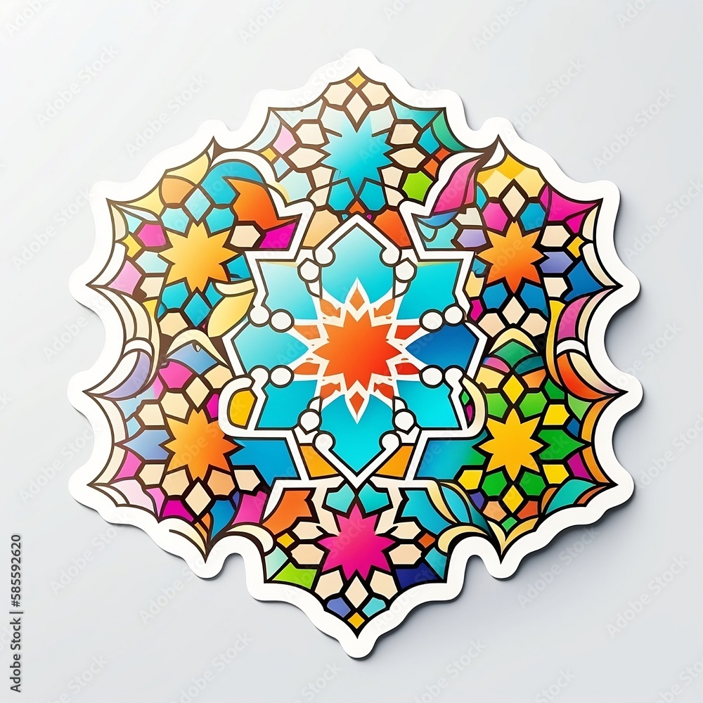 Moroccan Geometrical pattern sticker