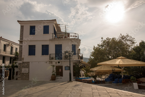 Skiathos Fischerort im mediterranen Stil Griechenland