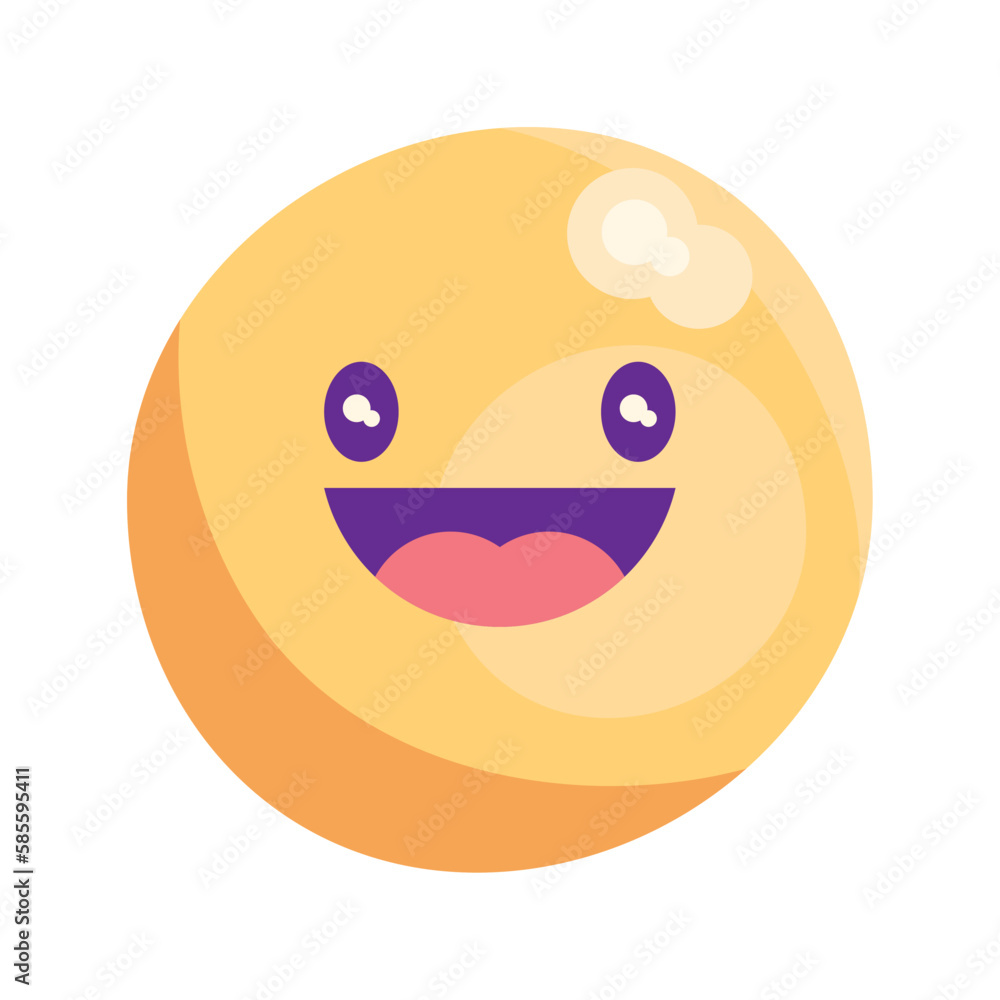 Fototapeta premium happy smile emoticon