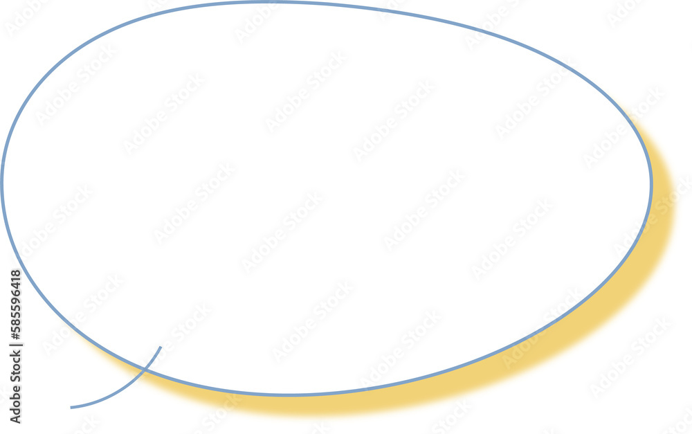 Dialog message bubble with shadow effect Dialog message bubble with shadow effect