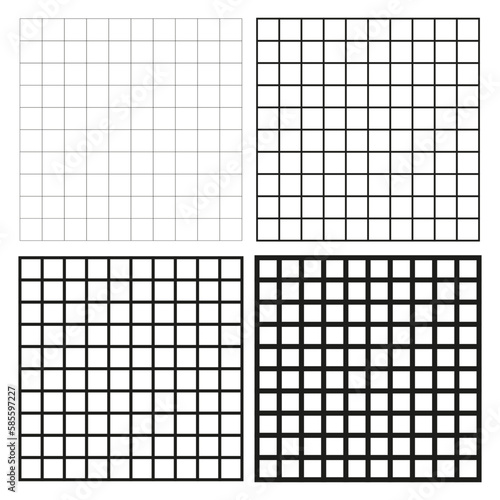 Abstract pattern with squares grid mesh. Vector illustration.