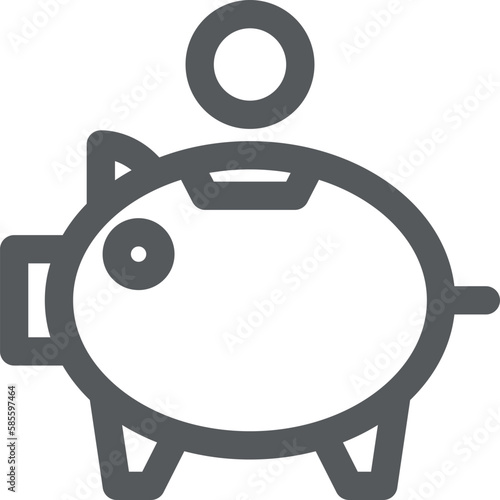 ミニミニアイコン　貯金箱