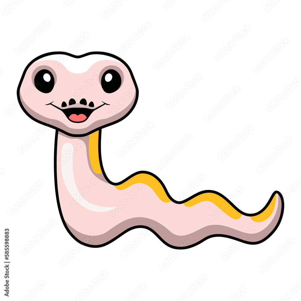 Cute super cinnamon banana ball python cartoon Cute super cinnamon banana ball python cartoon