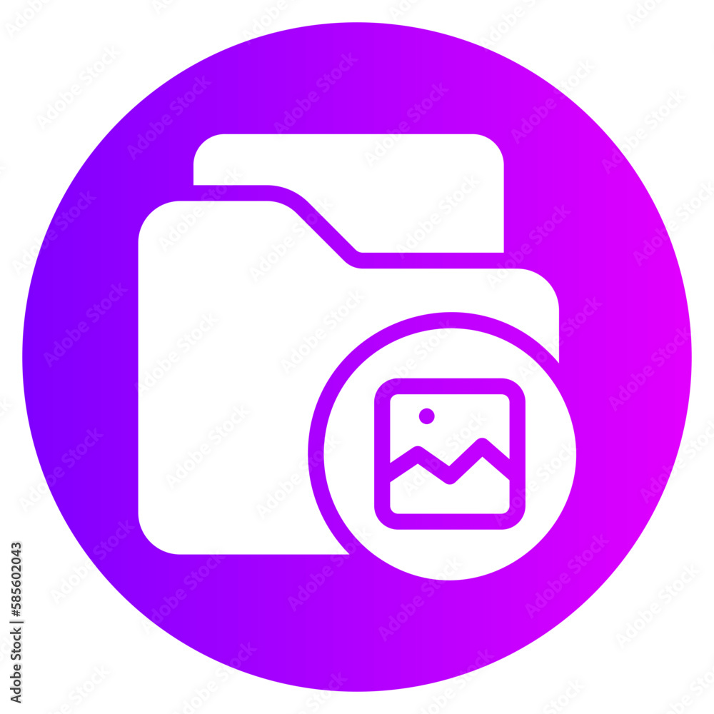 folder gradient icon folder gradient icon
