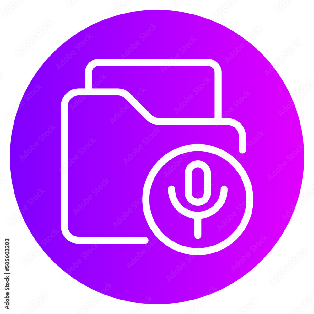 folder gradient icon