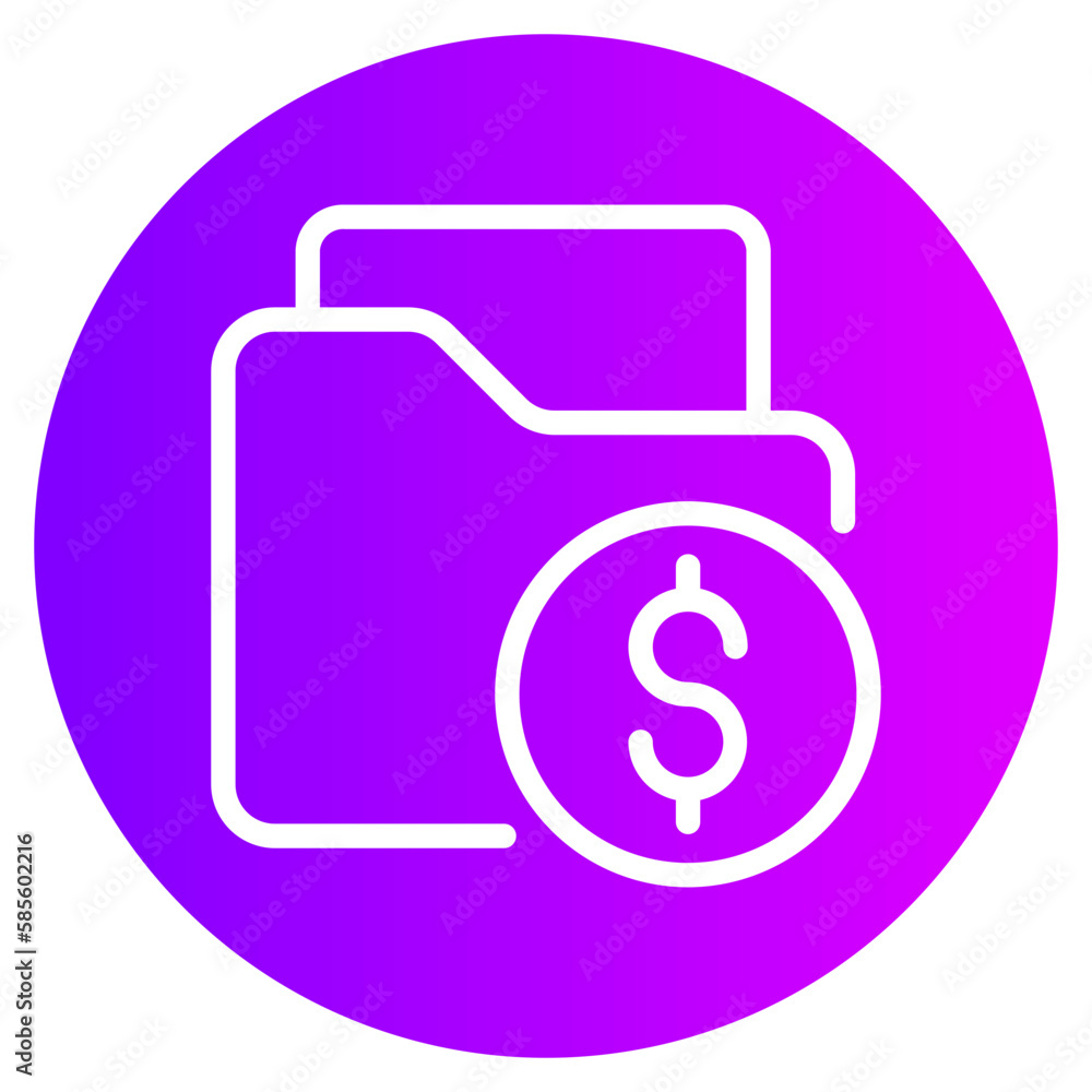 folder gradient icon folder gradient icon