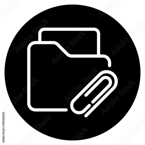 folder glyph icon