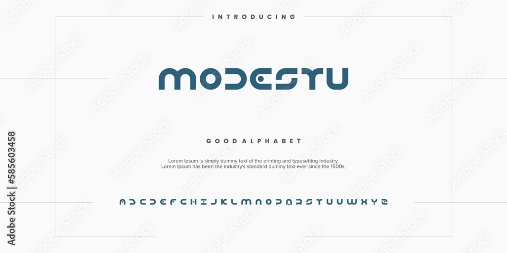 Modern abstract digital alphabet font. Minimal technology typography, Creative urban sport fashion futuristic font and with numbers. vector illustration Modern abstract digital alphabet font. Minimal technology typography, Creative urban sport fashion futuristic font and with numbers. vector illustration