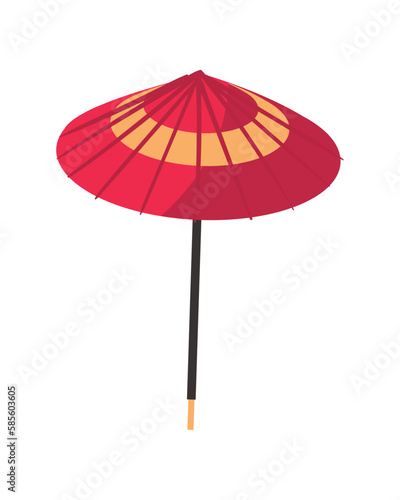 flat japanese umbrella