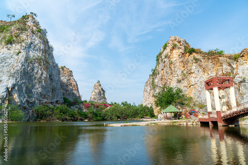 Fototapeta Naklejka Na Ścianę i Meble -  Khao Gnu Stone Park in Thailand