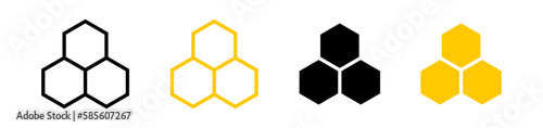 Honeycomb icon set