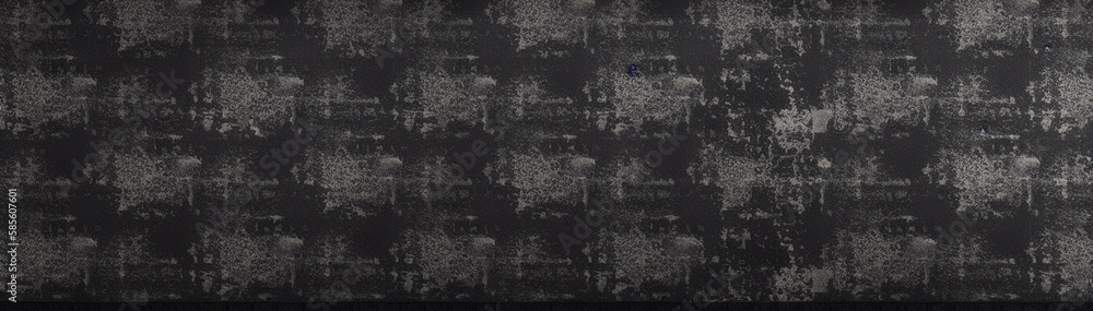 Illustration of a textured and worn-out wall in black and white created with Generative AI technology Illustration of a textured and worn-out wall in black and white created with Generative AI technology