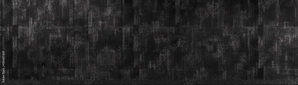 Illustration of a textured and worn-out wall in black and white created with Generative AI technology