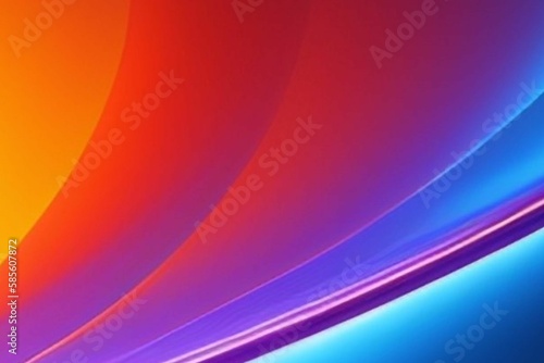 abstract background with blue  orange and yellow geometric shapes. 3d rendering 