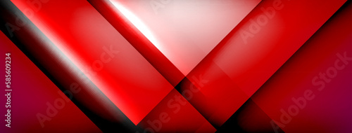 Light and shadow squares and lines abstract background