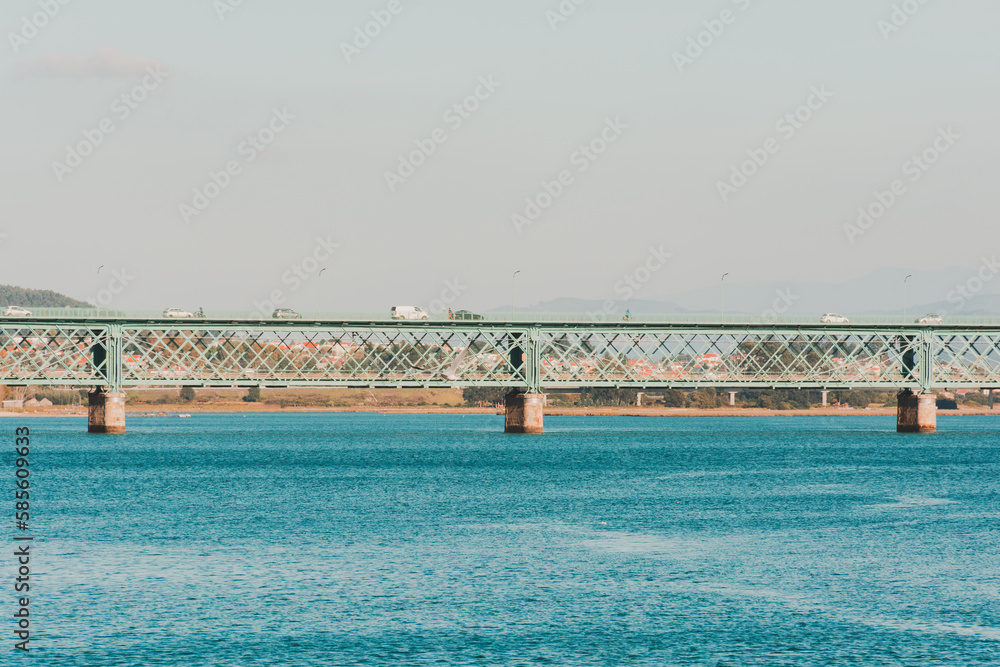 iron bridge over the river