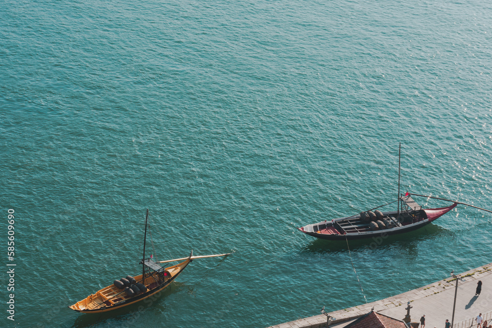 Obraz premium boat on the sea