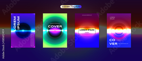 Futuristic 80s cover design retro mix vibrant back to the future theme collection vector background for flyers, banners, posters, invitations, gift cards, brochures