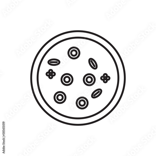 leukemia icon outline