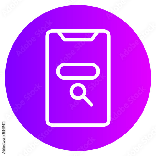 browsing gradient icon