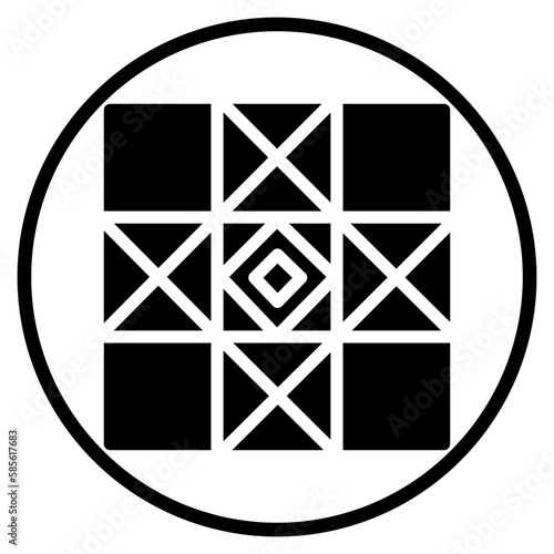 quilt glyph icon