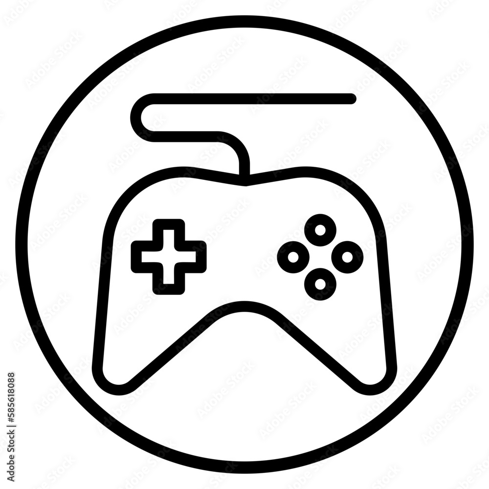 joystick line icon joystick line icon