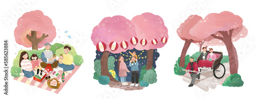 Cherry blossom outdoor activities