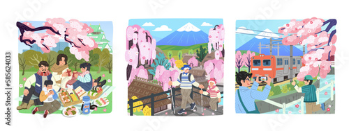 Cherry blossom outdoor activities