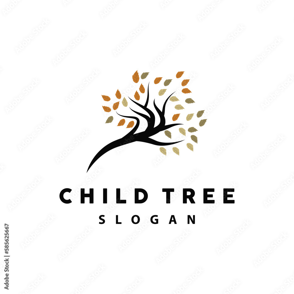 Tree Logo, Life Balance Education Vector, Luxurious Elegant Simple Tree Design, Playground Illustration Icon Tree Logo, Life Balance Education Vector, Luxurious Elegant Simple Tree Design, Playground Illustration Icon