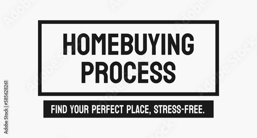 Homebuying Process - Steps to buying a home. photo