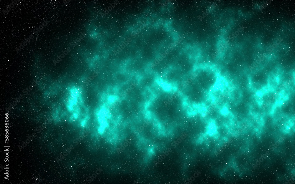 background galaxy green